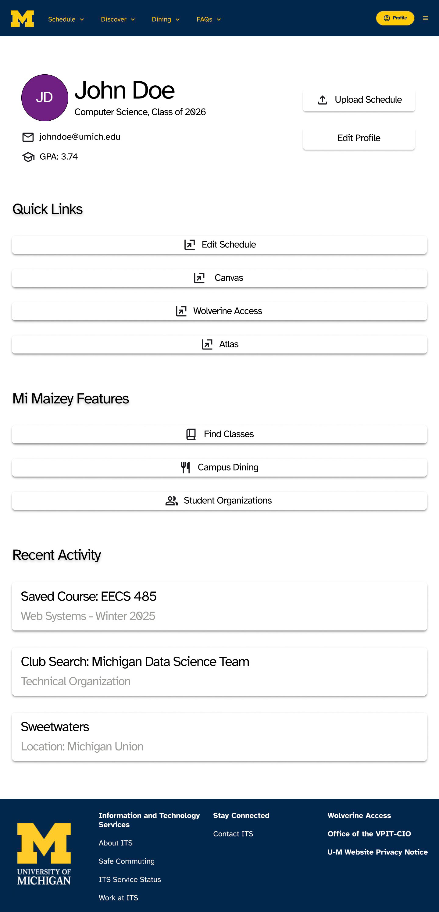 MI Maizey accessibility features