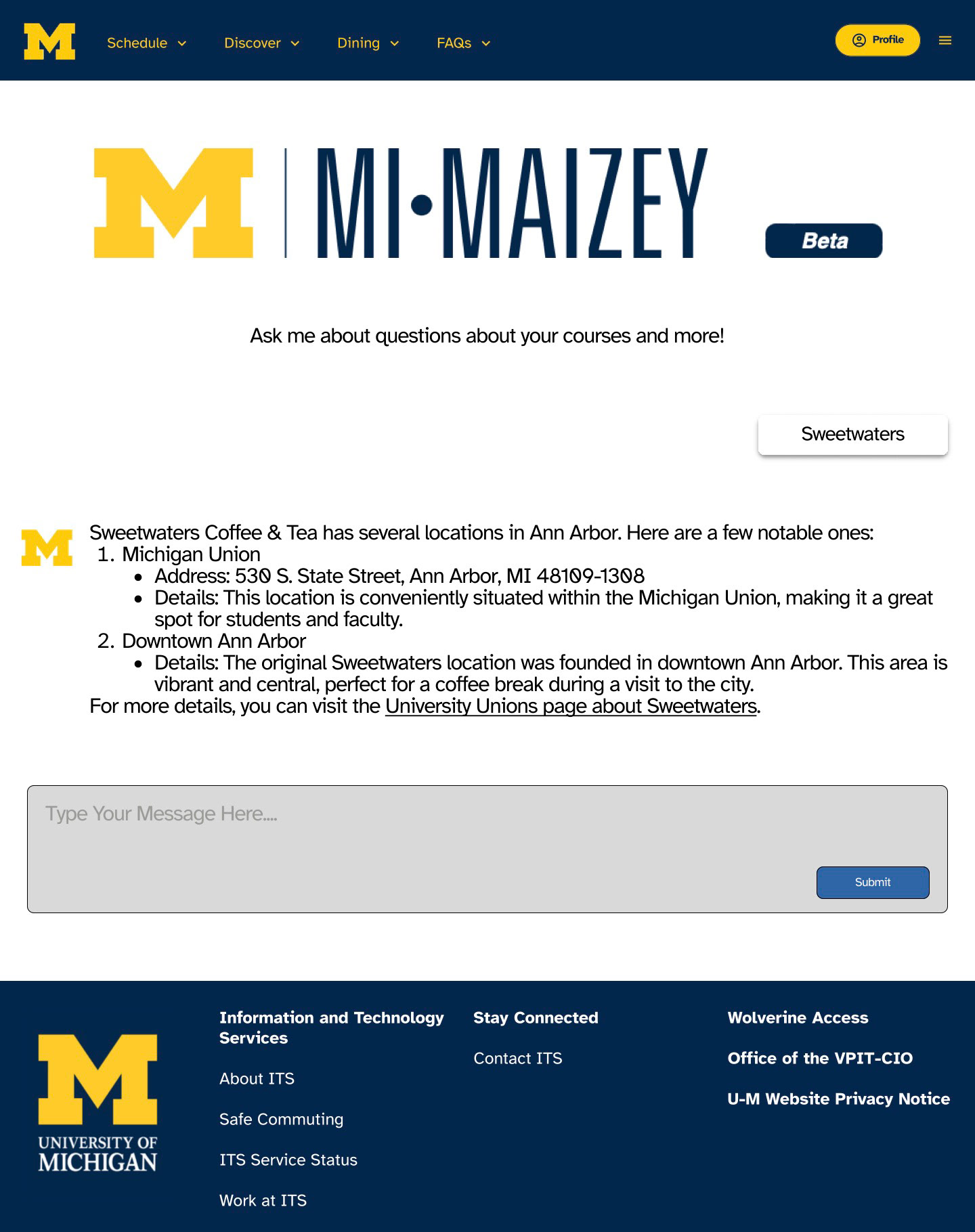 MI Maizey resources page